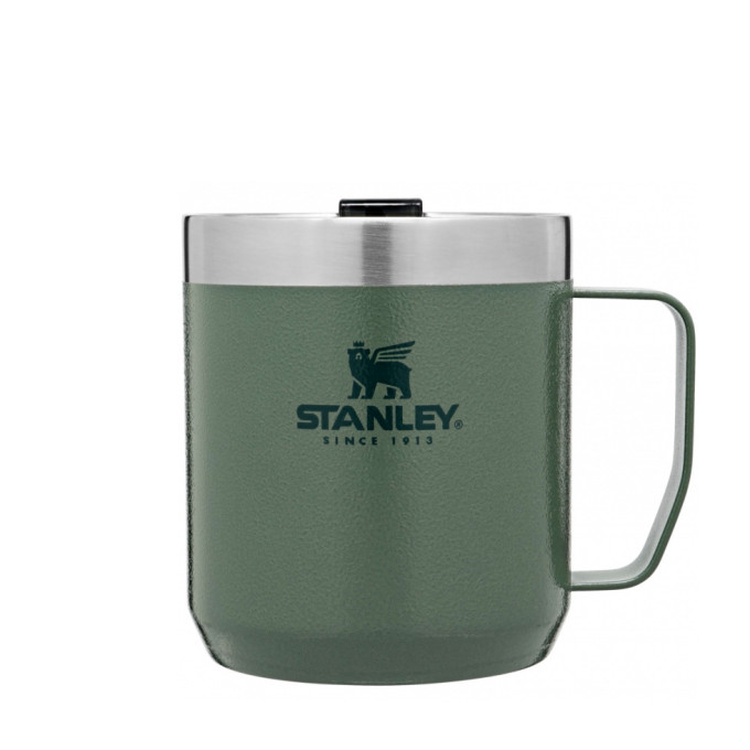Stanley Classic — термокружка с ручкой 0,35 л, зелёная